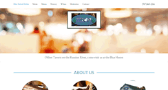 Desktop Screenshot of blueheronrestaurant.com